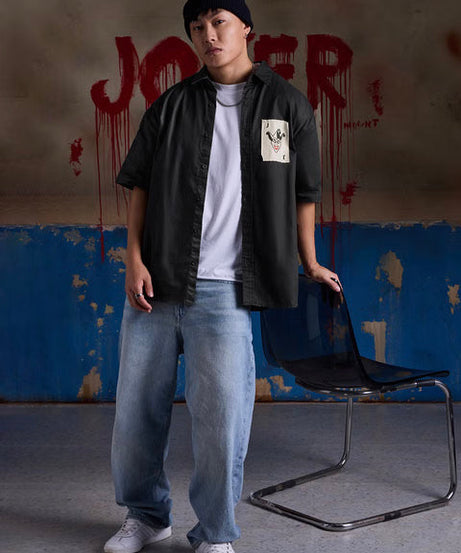 Joker Devil's Smile Oversized Shirts