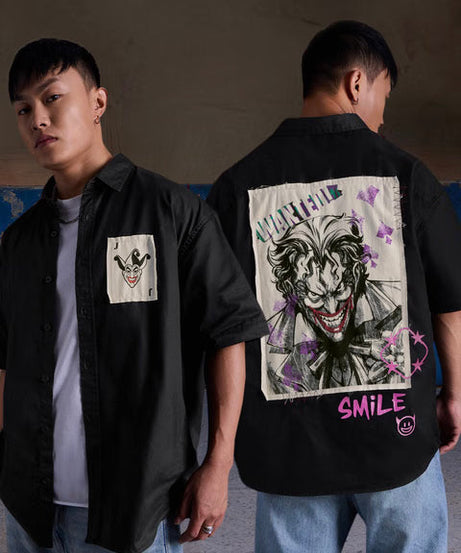 Joker Devil's Smile Oversized Shirts