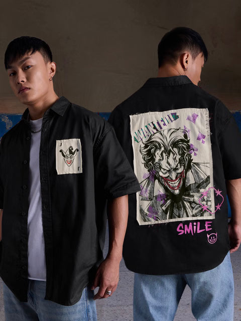 Joker Devil's Smile Oversized Shirts