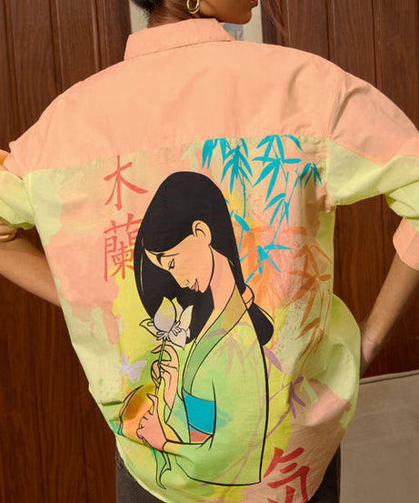 Disney Mulan's Bold Spirit Women Boyfriend Shirts