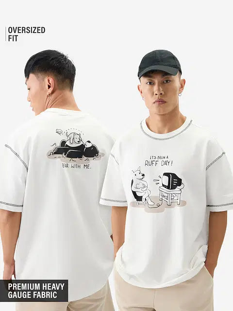 Ted The Stoner Ruff Day Oversized T-Shirts