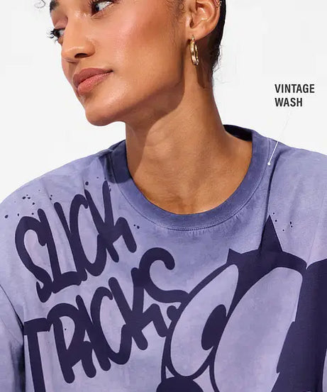Slick Tricks Women Oversized T-Shirts