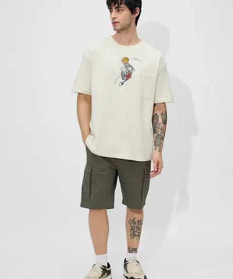 Looney Tunes Bugs Ball Oversized T-Shirts