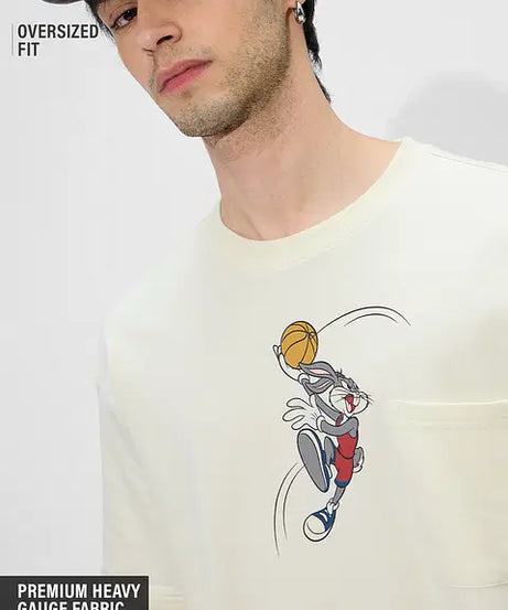 Looney Tunes Bugs Ball Oversized T-Shirts