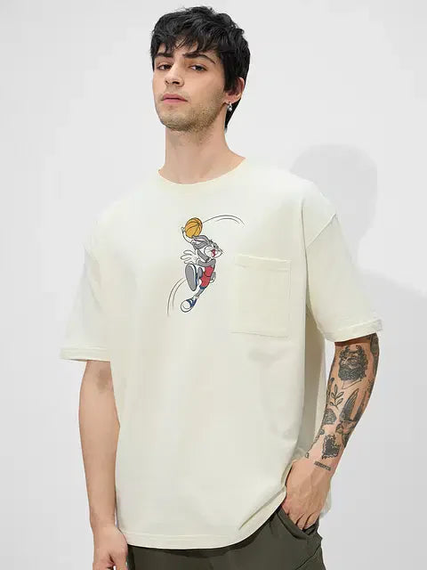 Looney Tunes Bugs Ball Oversized T-Shirts
