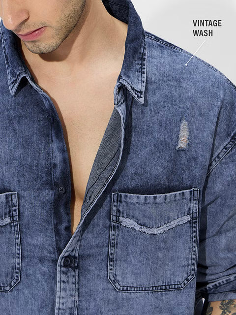 Classic Blue Denim Shirts