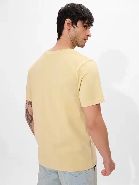 Solids Seashell Cream T-Shirts