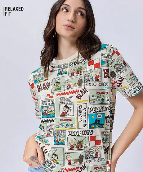 Old School Women Relaxed Fit T-Shirts