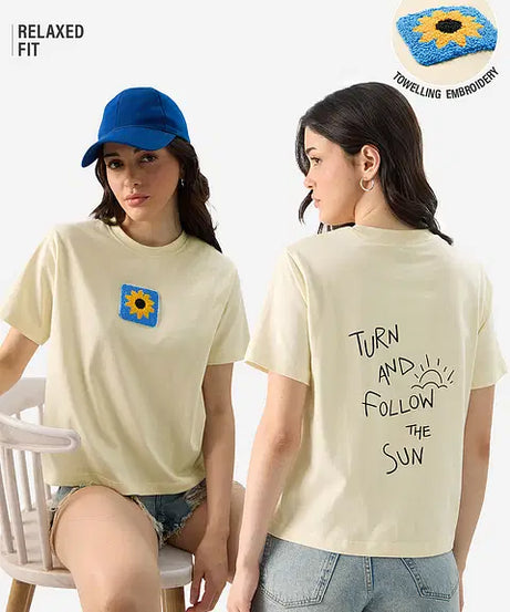 Follow The Sun Women Relaxed Fit T-Shirts