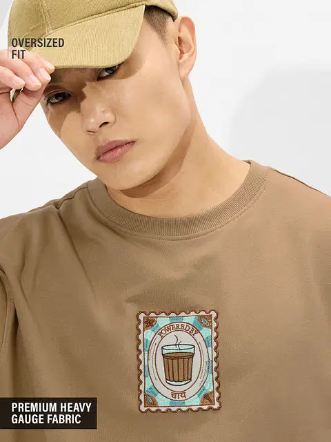 Chai Stamp Oversized T-Shirts