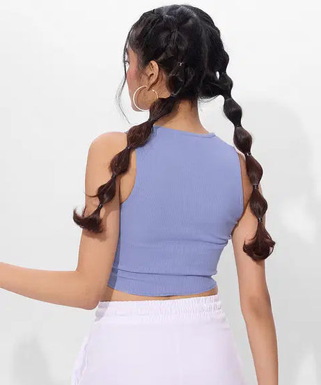 Evil Eye Baby Tee Cropped Tank Tops