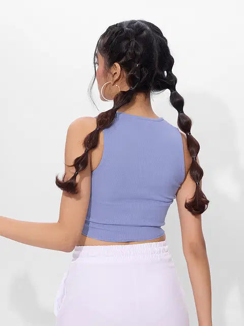 Evil Eye Baby Tee Cropped Tank Tops