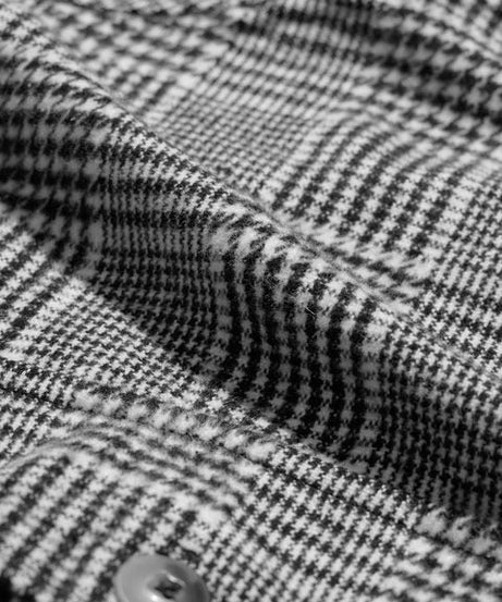 Houndstooth Pattern Men Shackets