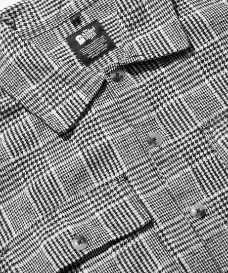 Houndstooth Pattern Men Shackets