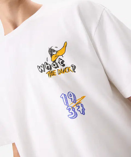Daffy Duck Allergic To Idiots Oversized T-Shirts