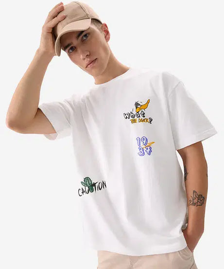 Daffy Duck Allergic To Idiots Oversized T-Shirts