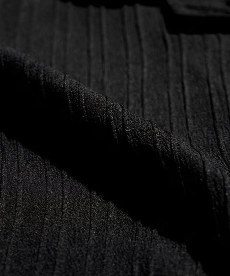 Solids Black Men Textured Shirts