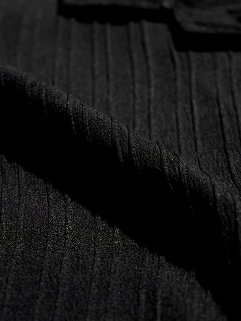 Solids Black Men Textured Shirts