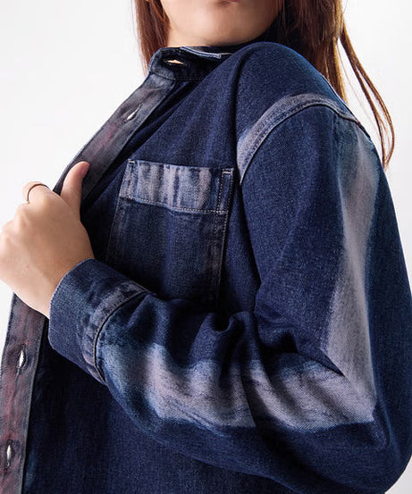 Aster Denim Women Shackets