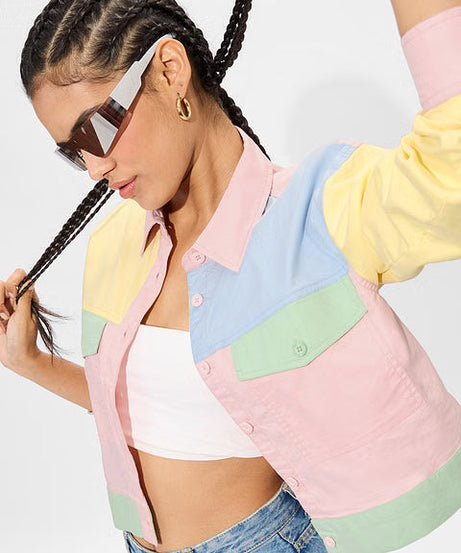 Cropped Shacket Aurora Women Jackets