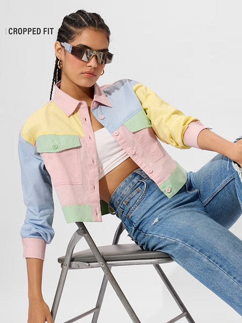 Cropped Shacket Aurora Women Jackets