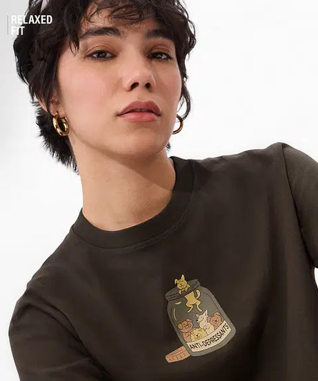 Anti-Depressant Women Relaxed Fit T-Shirts