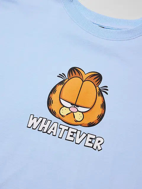 Garfield Don't Care Oversized T-Shirts