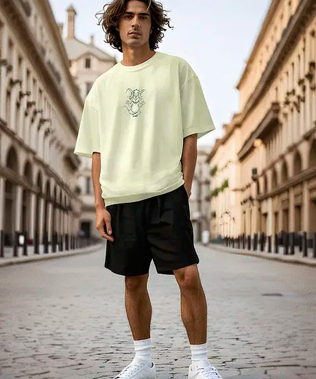 Tom And Jerry Angry Tom Oversized T-Shirts