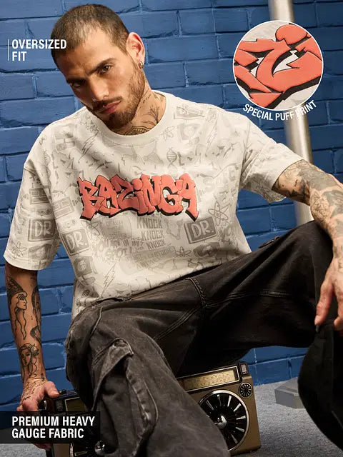 The Big Bang Theory: Bazinga Oversized T-Shirts