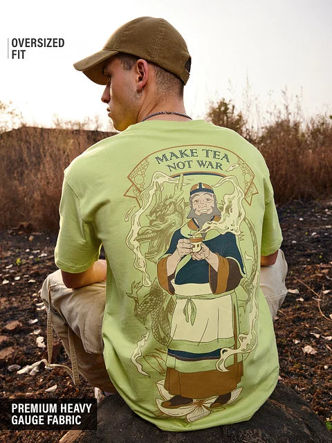 Avatar Make Tea Not War Oversized T-Shirts