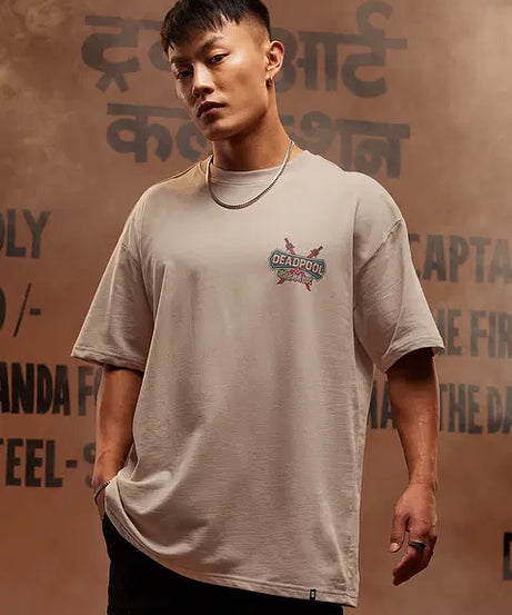 Truck Art Deadpool Oversized T-Shirts