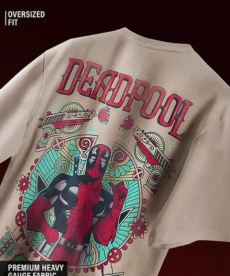 Truck Art Deadpool Oversized T-Shirts