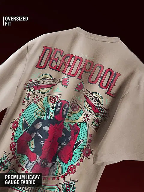 Truck Art Deadpool Oversized T-Shirts