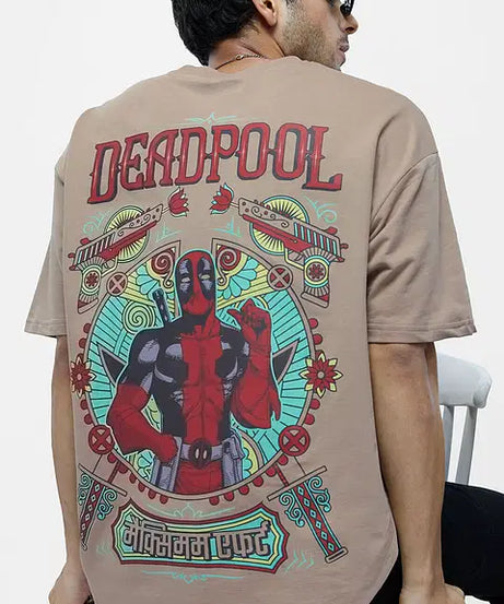 Truck Art Deadpool Oversized T-Shirts