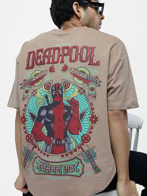 Truck Art Deadpool Oversized T-Shirts