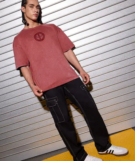 Deadpool Anti-Hero Oversized T-Shirts