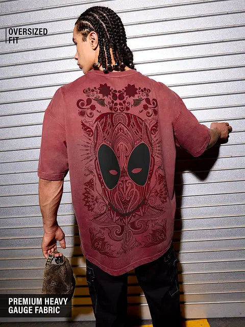 Deadpool Anti-Hero Oversized T-Shirts