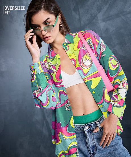 Star Wars Floating In Space Women Boyfriend Shirts