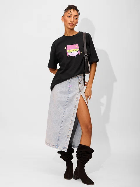 Pretty For Math Women Oversized T-Shirts