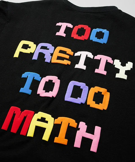 Pretty For Math Women Oversized T-Shirts