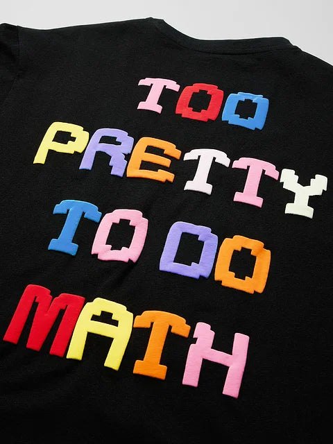 Pretty For Math Women Oversized T-Shirts