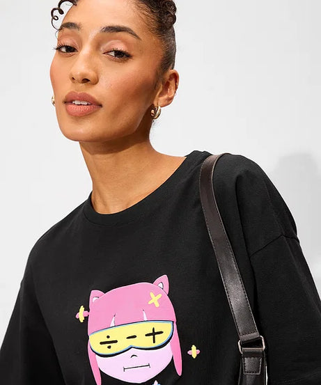 Pretty For Math Women Oversized T-Shirts