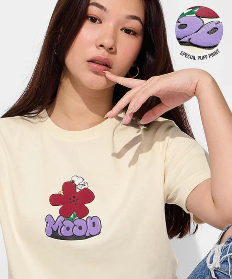 Peanuts Mood Women Relaxed Fit T-Shirts