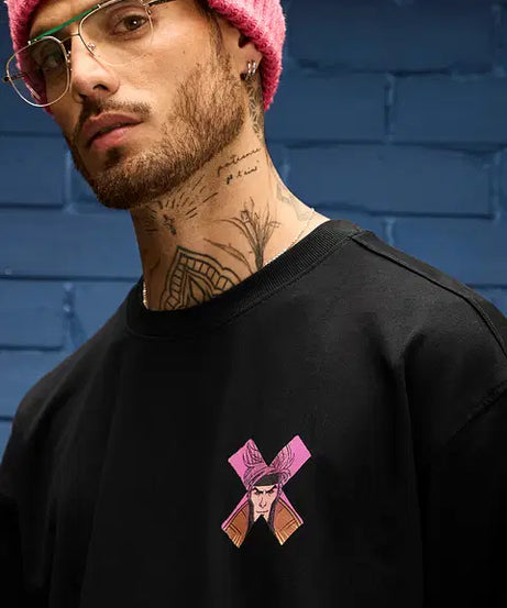 X-Men Gambit Oversized T-Shirts