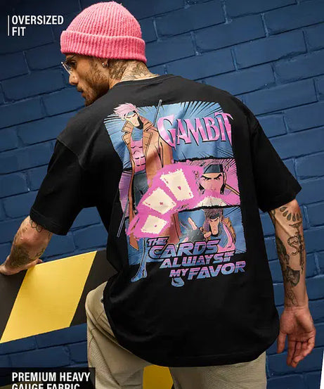 X-Men Gambit Oversized T-Shirts