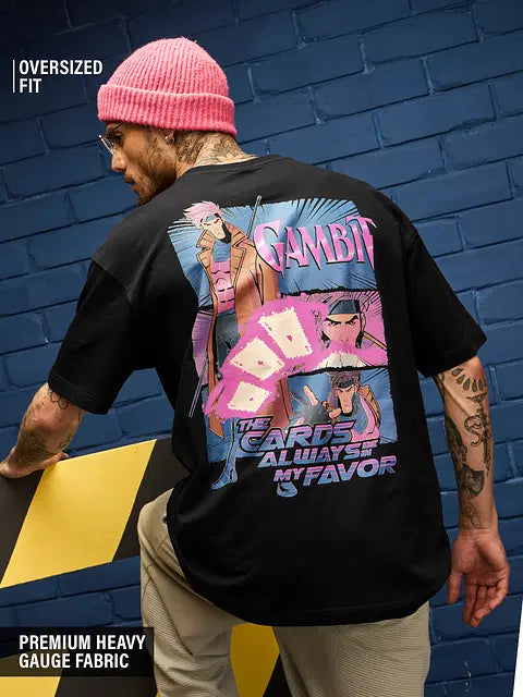 X-Men Gambit Oversized T-Shirts