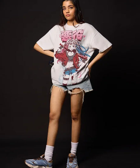 Harley Quinn Baddie Women Oversized T-Shirts