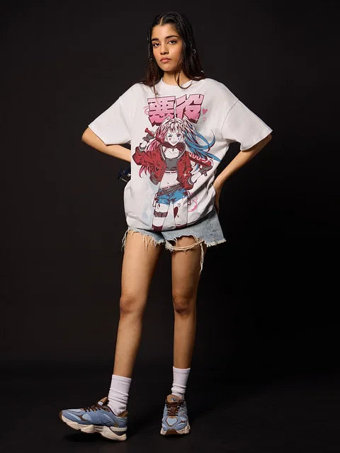 Harley Quinn Baddie Women Oversized T-Shirts