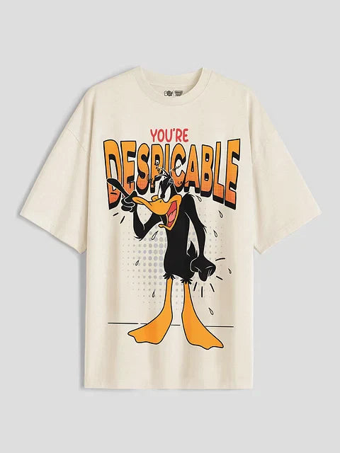 Daffy Duck Despicable Women Oversized T-Shirts