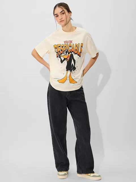 Daffy Duck Despicable Women Oversized T-Shirts